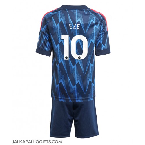 Arsenal Eberechi Eze #10 Vieras Peliasu Lasten 2025-26 Lyhythihainen (+ Lyhyet housut)